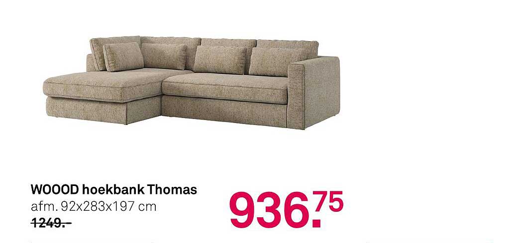 WOOOD hoekbank Thomas