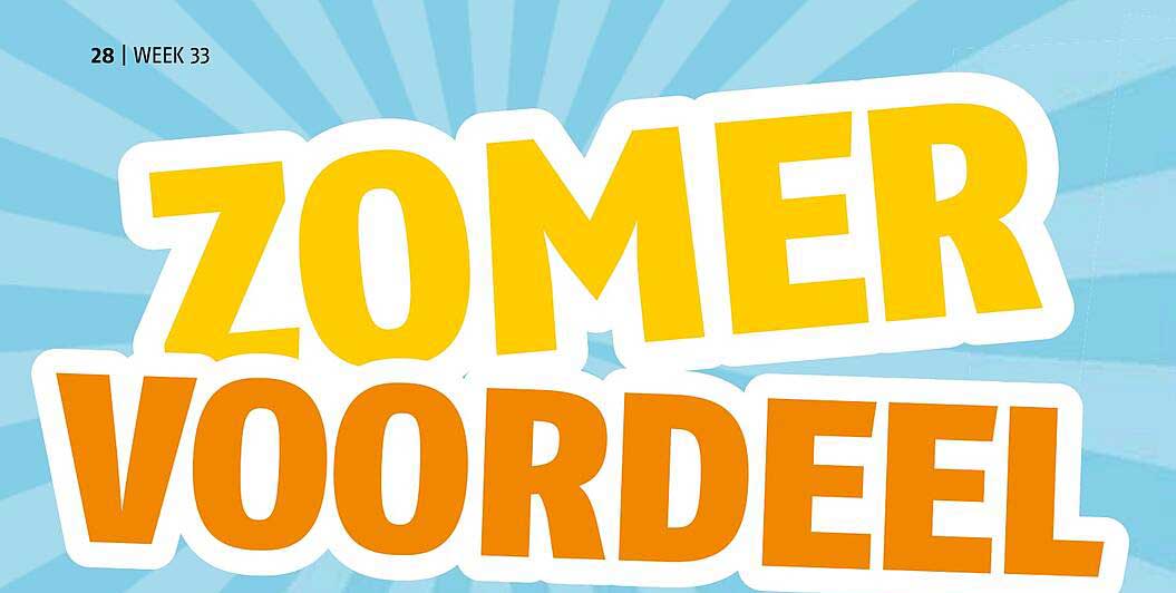 ZOMER VOORDEEL