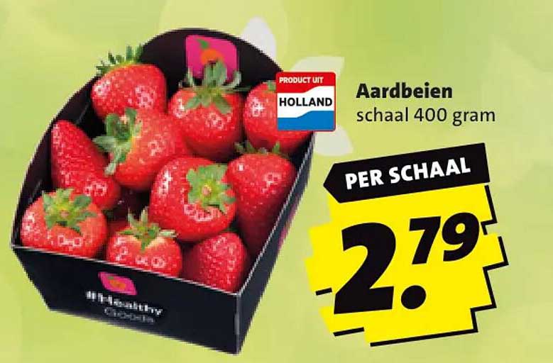 Aardbeien schaal 400 gram