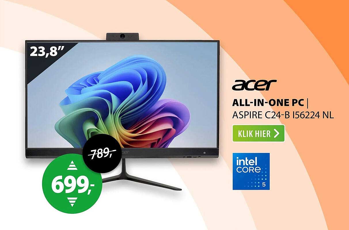 Acer ALL-IN-ONE PC | ASPIRE C24-B I56224 NL