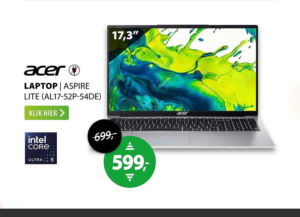 Acer Laptop | Aspire Lite (AL17-52P-54DE)