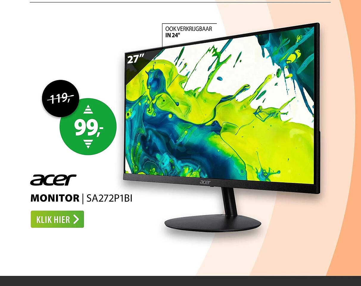 Acer monitor SA272P1BI