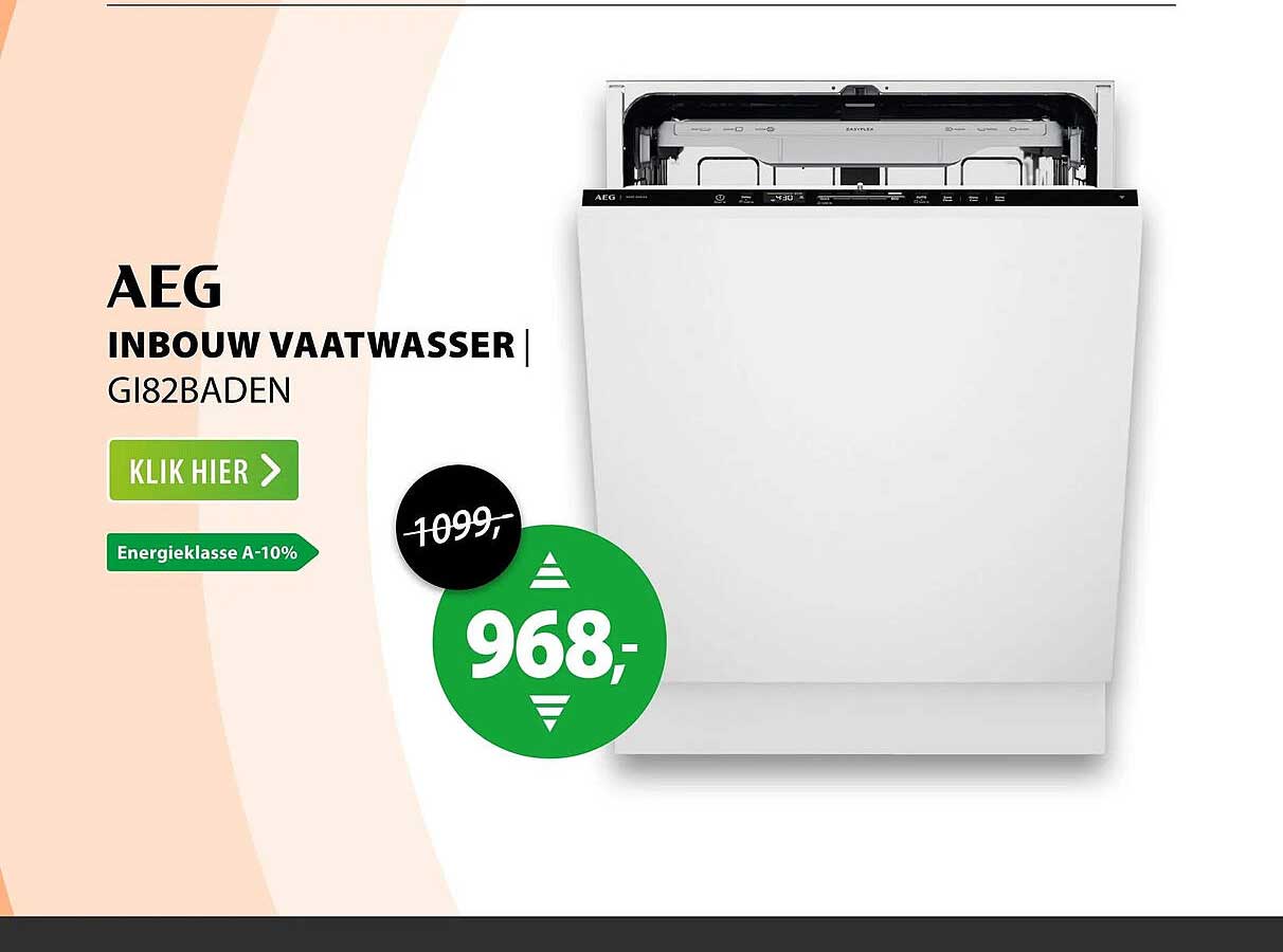 AEG INBOUW VAATWASSER GI82BADEN