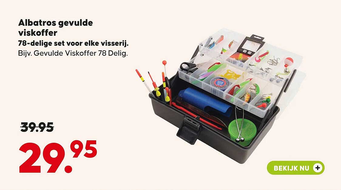 Albatros gevulde viskoffer