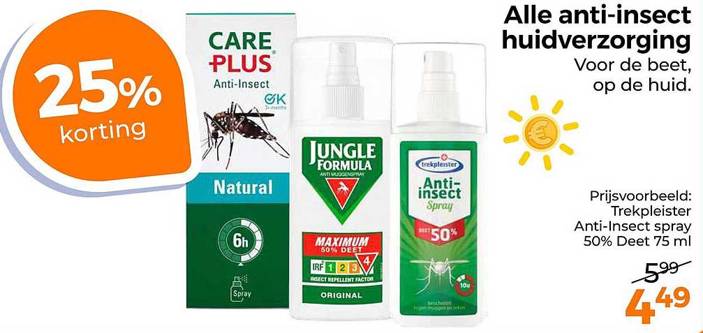 Alle anti-insect huidverzorging