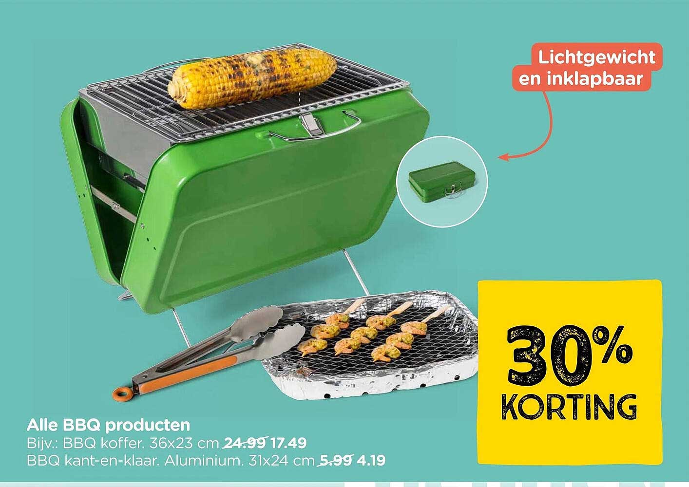 Alle BBQ producten 30% KORTING