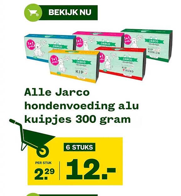 Alle Jarco hondenvoeding alu kuipjes 300 gram