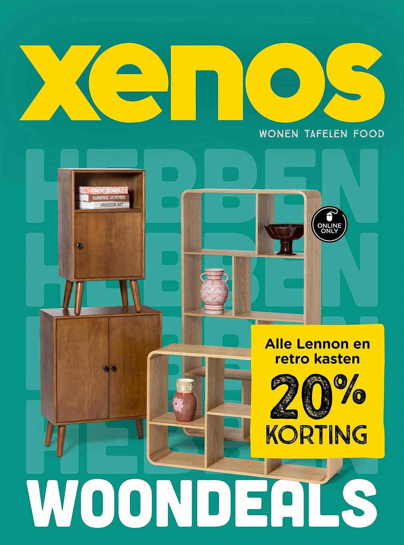 Alle Lennon en retro kasten 20% KORTING