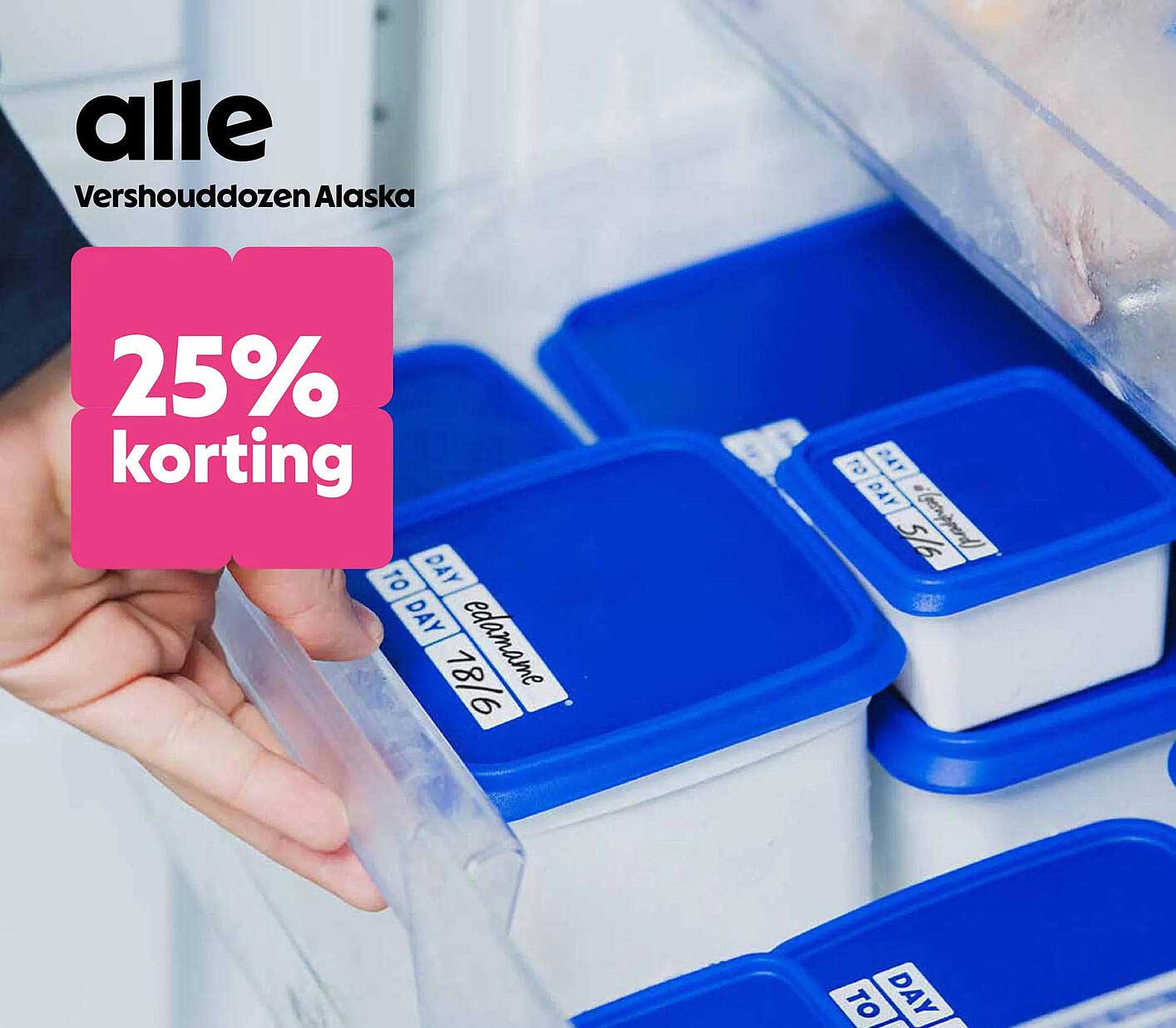 alle Vershouddozen Alaska 25% korting