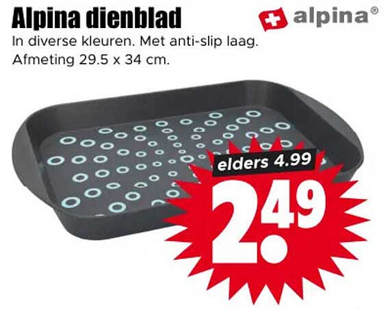 Alpina dienblad