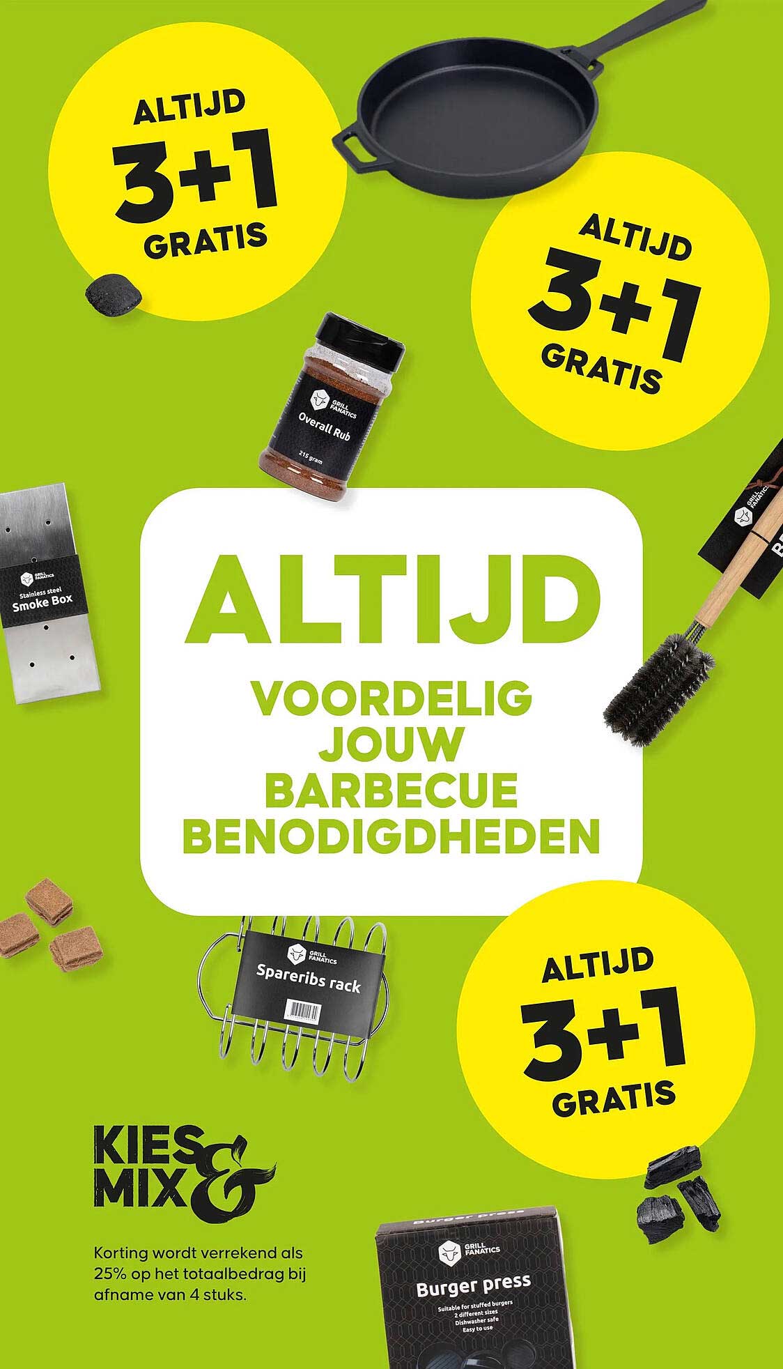 ALTIJD VOORDELIG JOUW BARBECUE BENODIGDHEDEN