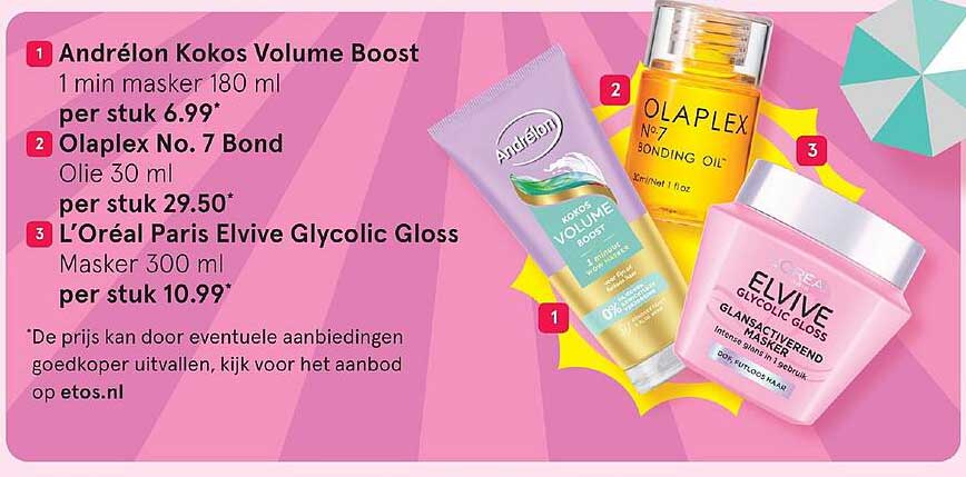 Andrélon Kokos Volume Boost 1 min masker 180 ml