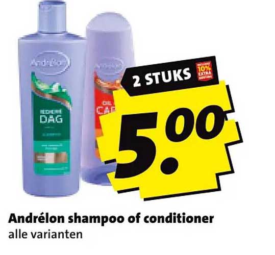 Andrélon shampoo of conditioner alle varianten 2 STUKS