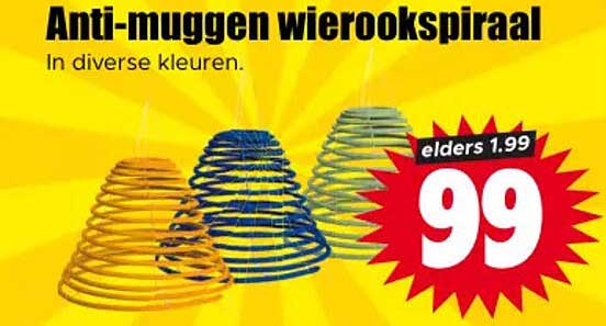 Anti-muggen wierookspiraal