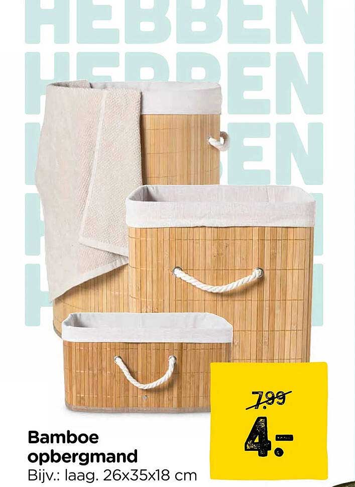 Bamboe opbermand