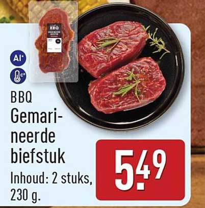 BBQ Gemarineerde biefstuk