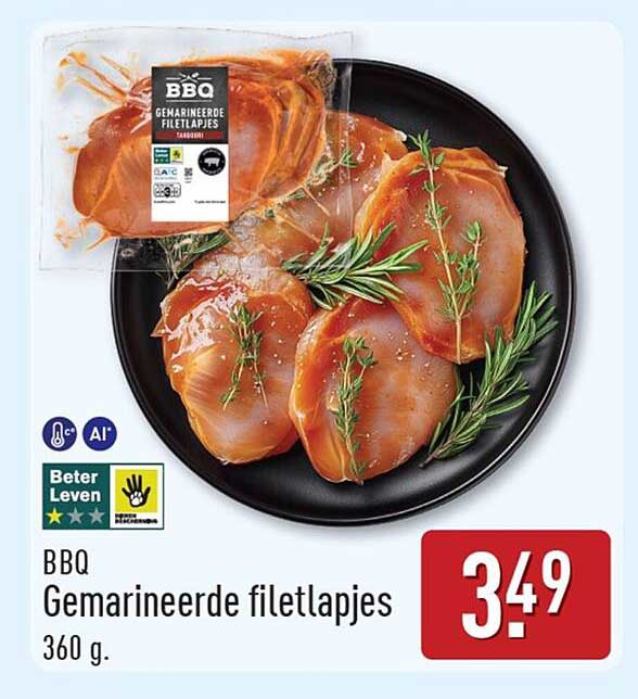 BBQ Gemarineerde filet lapjes