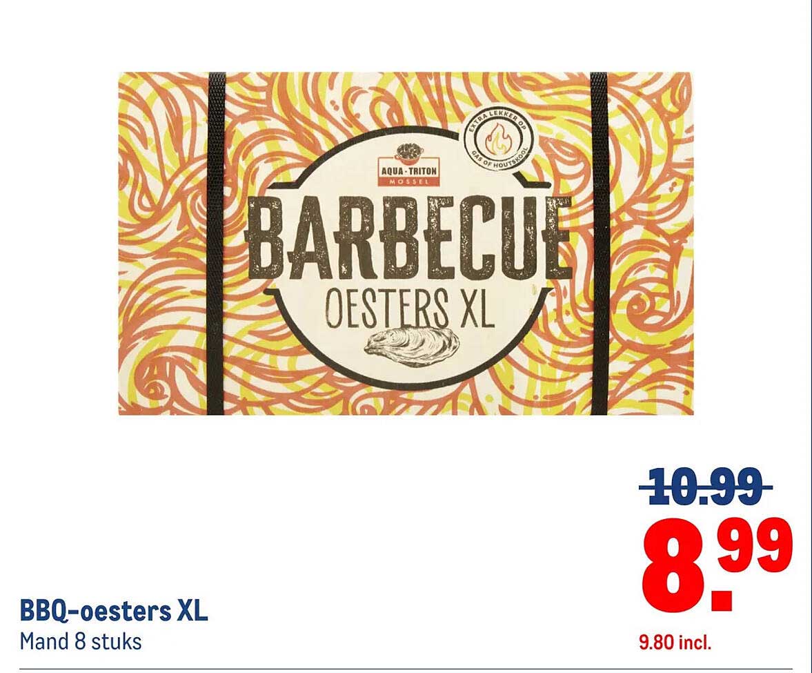 BBQ-oesters XL