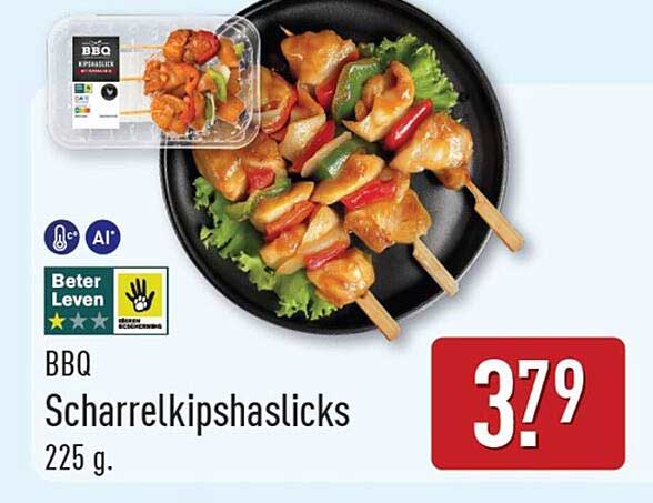 BBQ Scharrelkipshaslicks 225 g