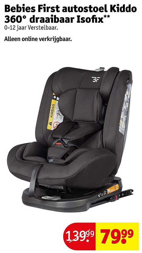 Bebies First autostoel Kiddo 360° draaibaar Isofix**