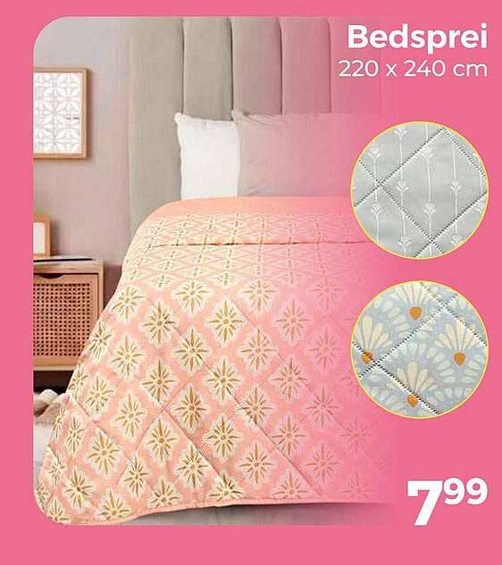 Bedsprei 220 x 240 cm