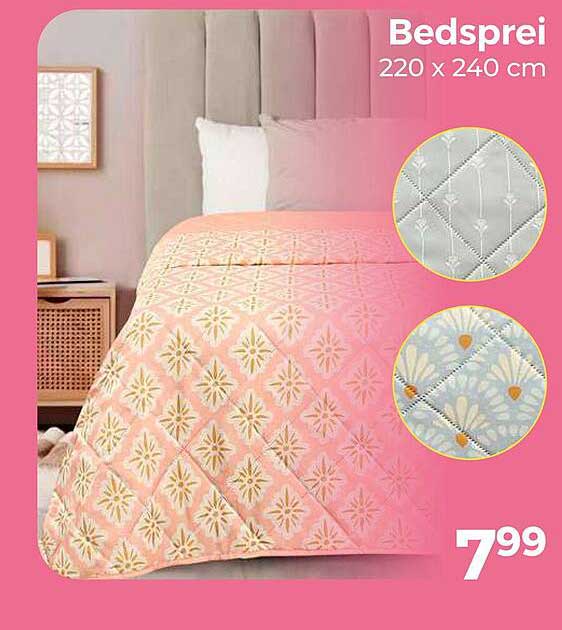 Bedsprei 220 x 240 cm