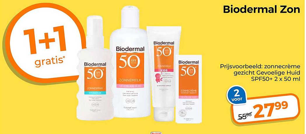 Biodermal Zon 1+1 gratis