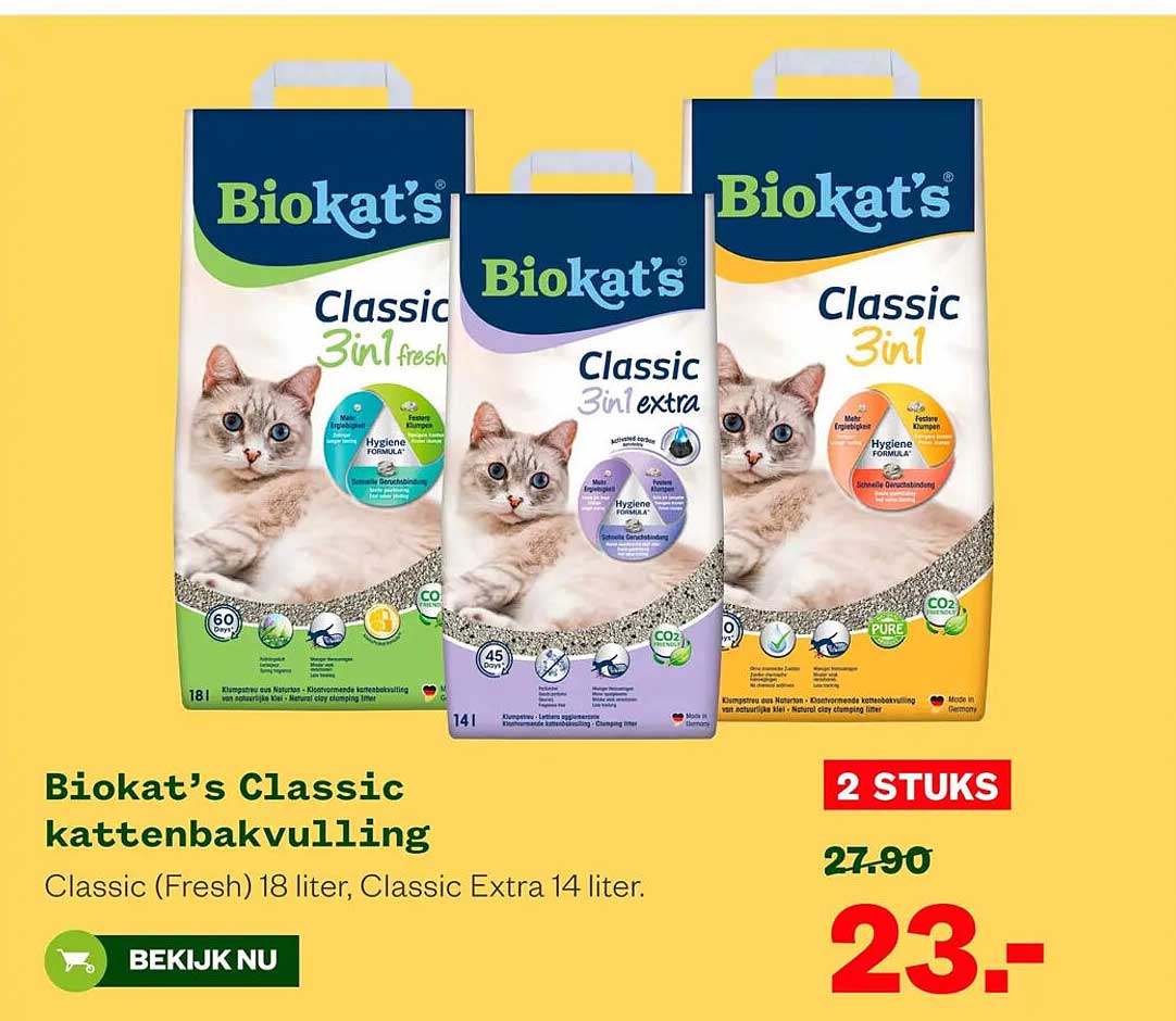 Biokat’s Classic kattenbakvulling