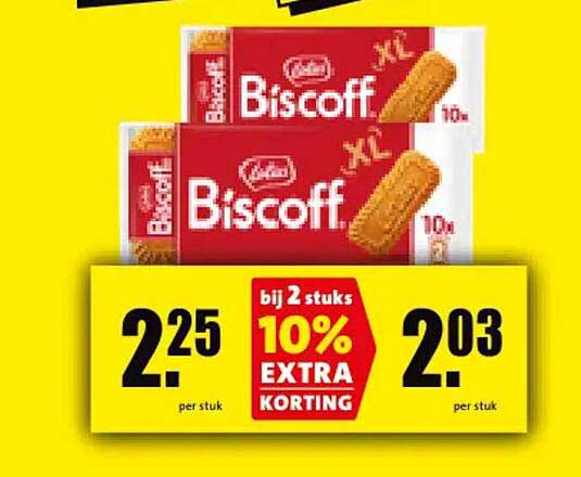 Biscoff XXL bij 2 stuks 10% EXTRA KORTING