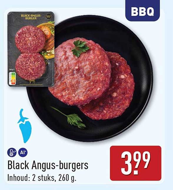 Black Angus-burgers