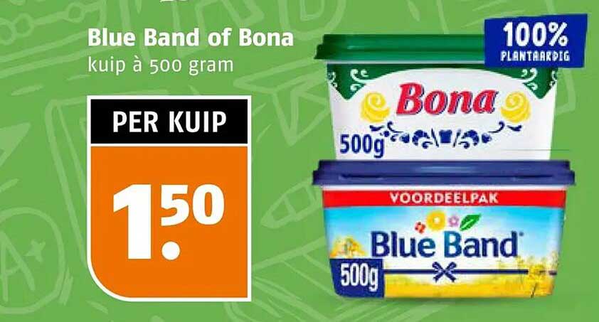 Blue Band of Bona kuip à 500 gram
