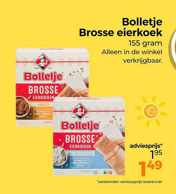 Bolletje Brosse eierkoek 155 gram