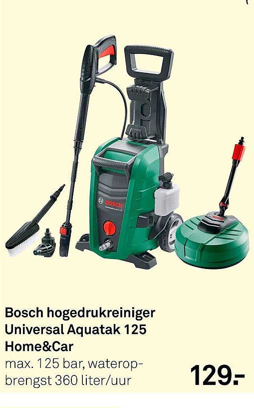 Bosch hogedrukreiniger Universal Aquatak 125 Home&Car