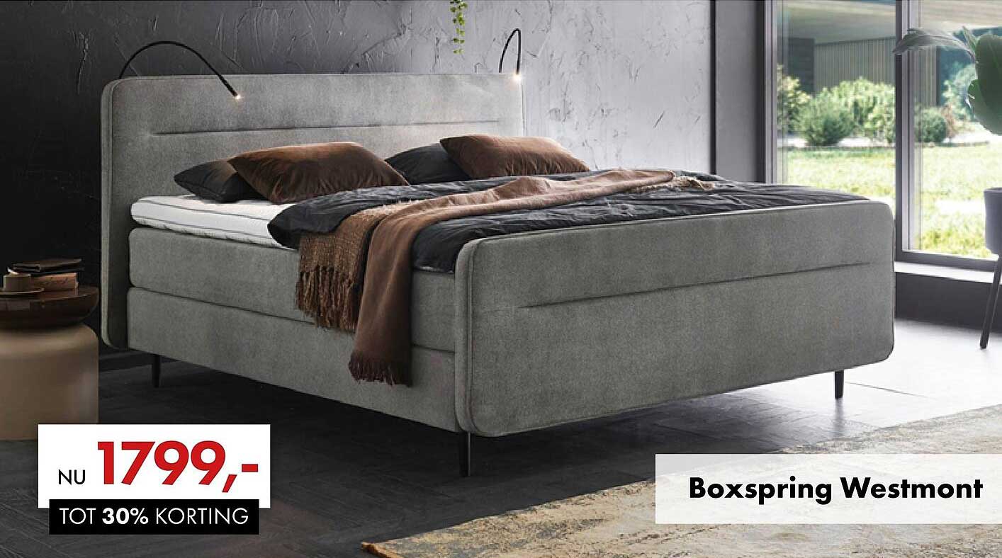 Boxspring Westmont TOT 30% KORTING
