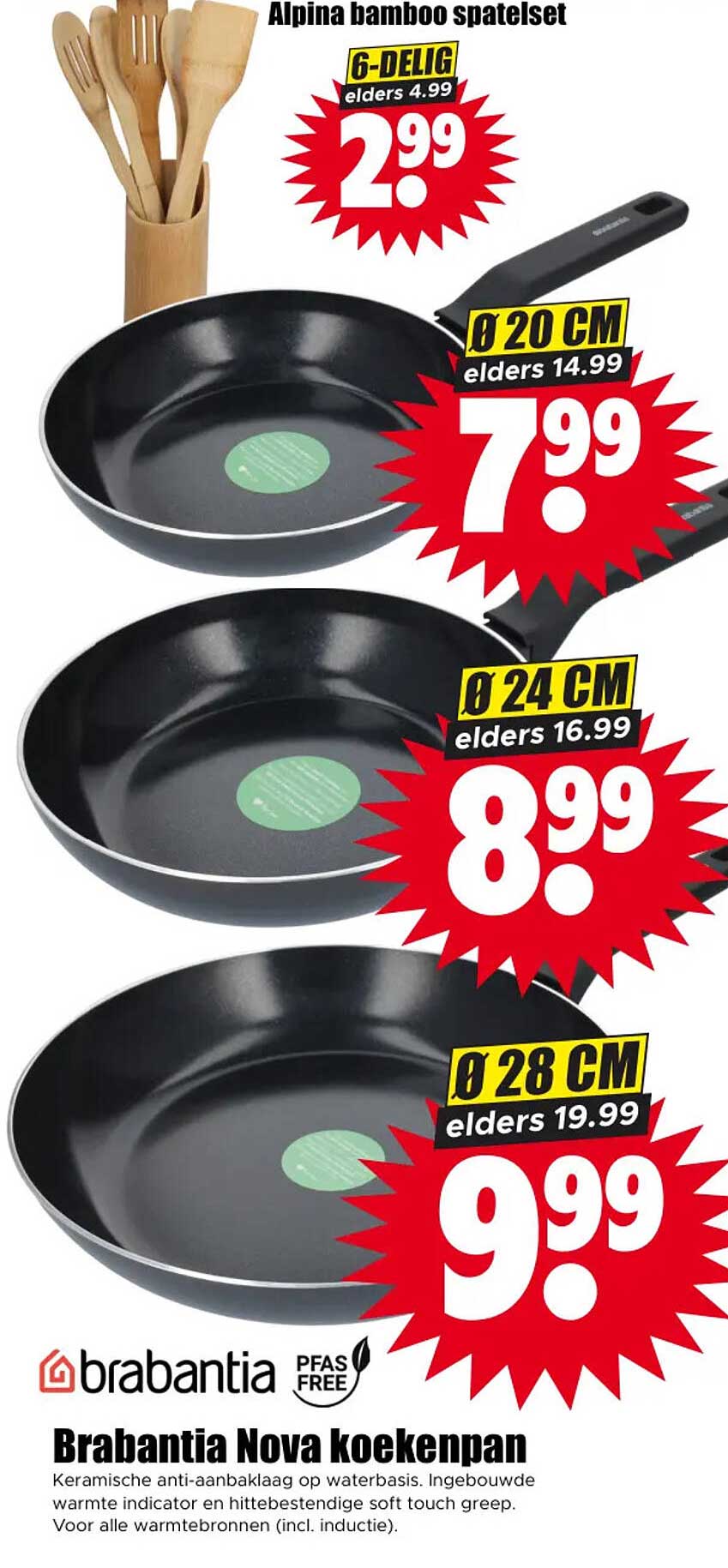 Brabantia Nova koekenpan