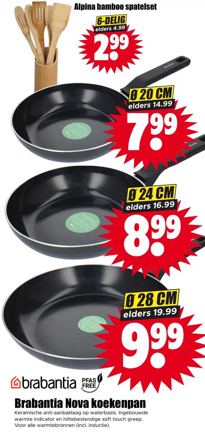 Brabantia Nova koekenpan