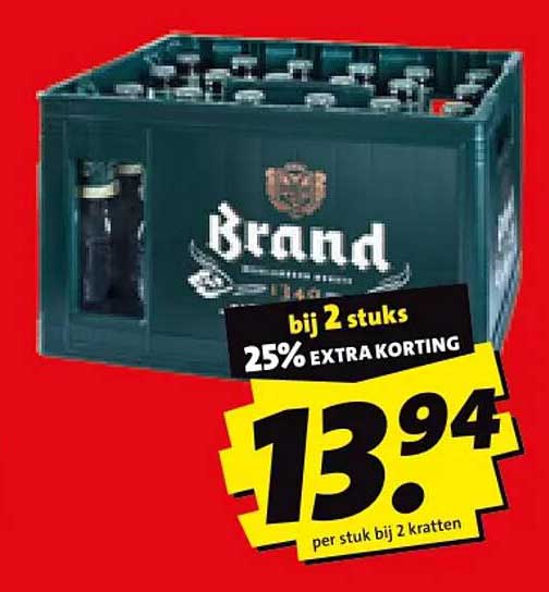 Brand bij 2 stuks 25% EXTRA KORTING