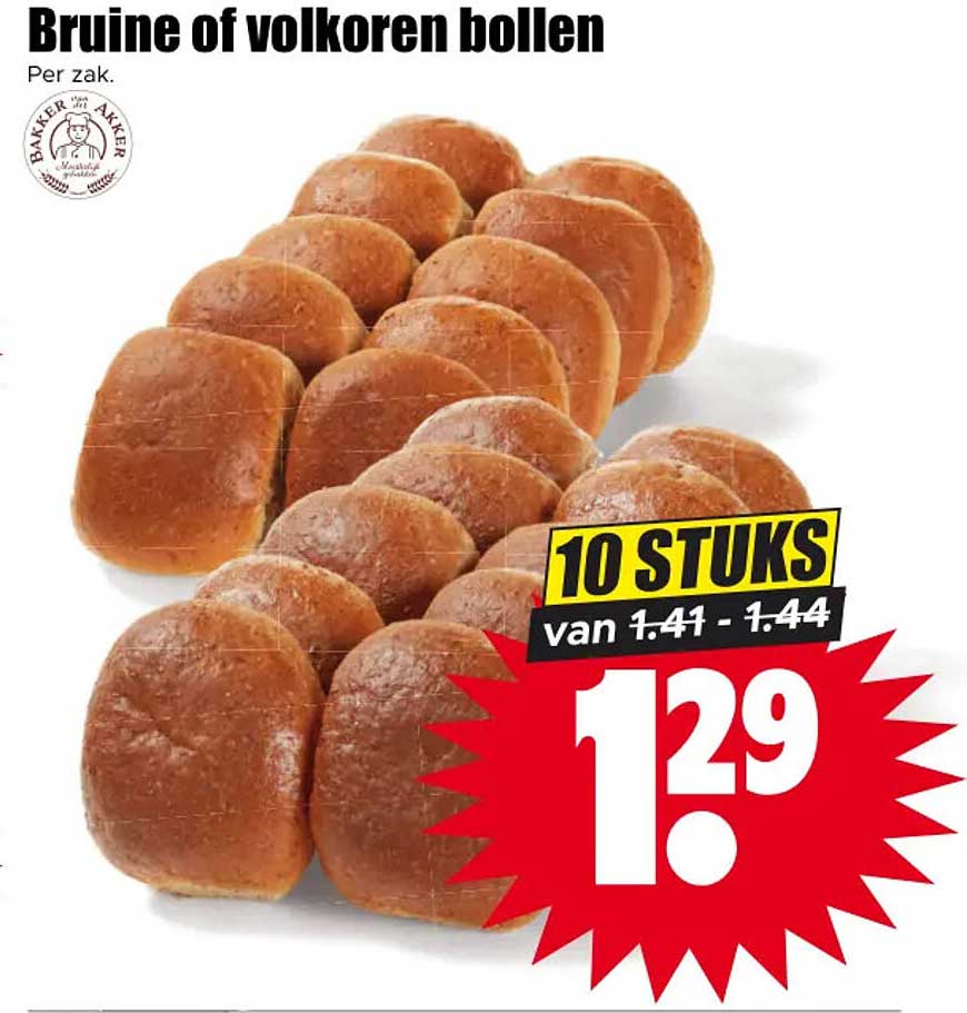 Bruine of volkoren bollen
