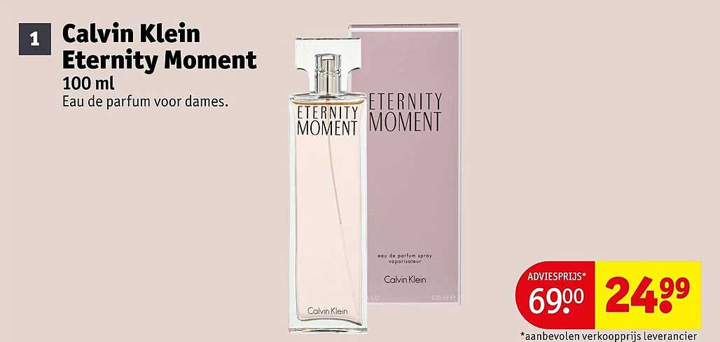 Calvin Klein Eternity Moment 100 ml Eau de parfum voor dames.