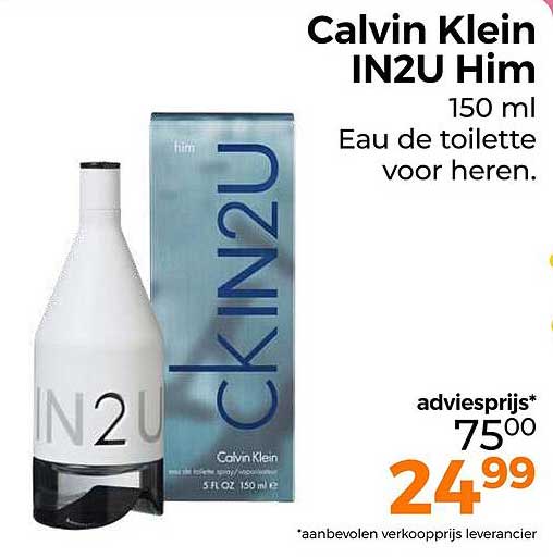 Calvin Klein IN2U Him 150 ml Eau de toilette voor heren