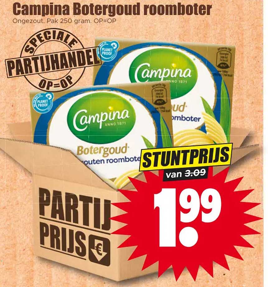 Campina Botergoud roomboter