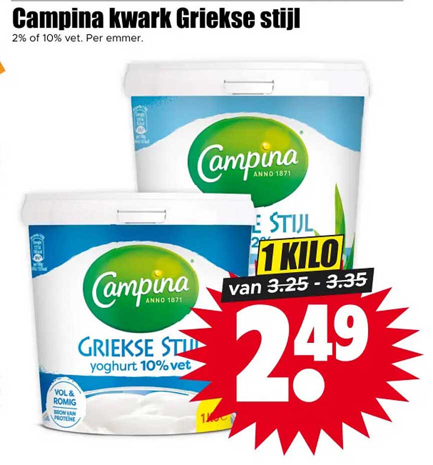 Campina kwark Griekse stijl