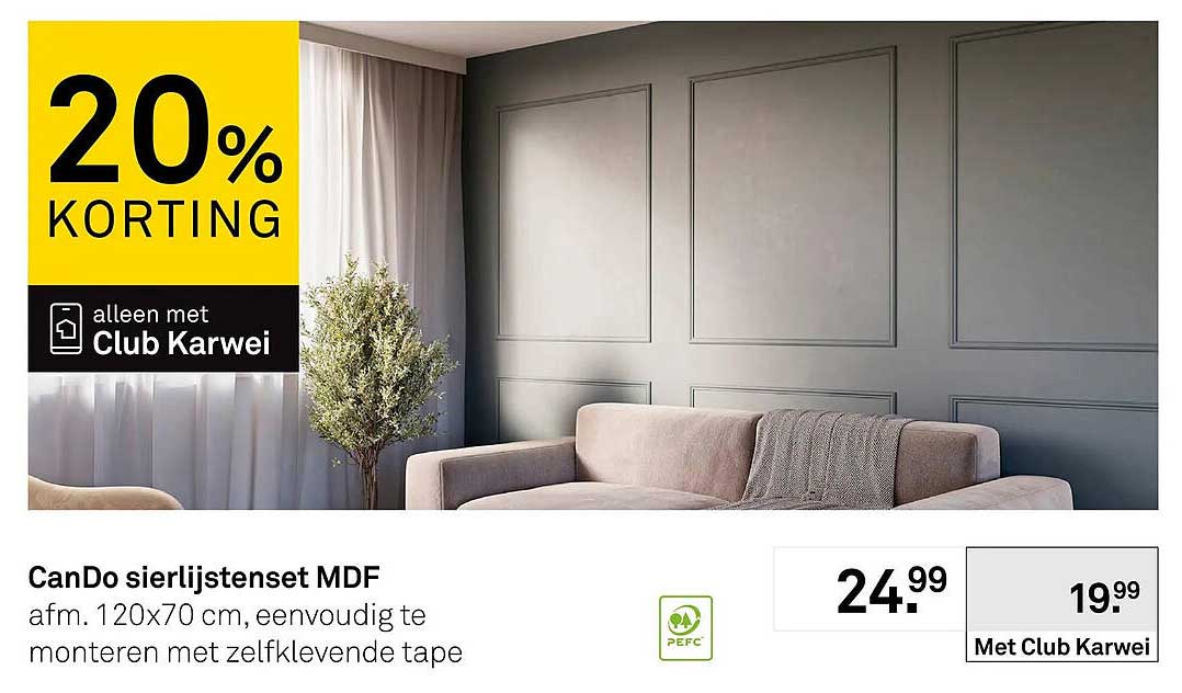 CanDo sierlijstenset MDF