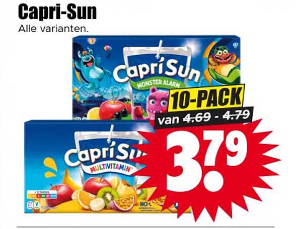 Capri-Sun Alle varianten. 10-PACK
