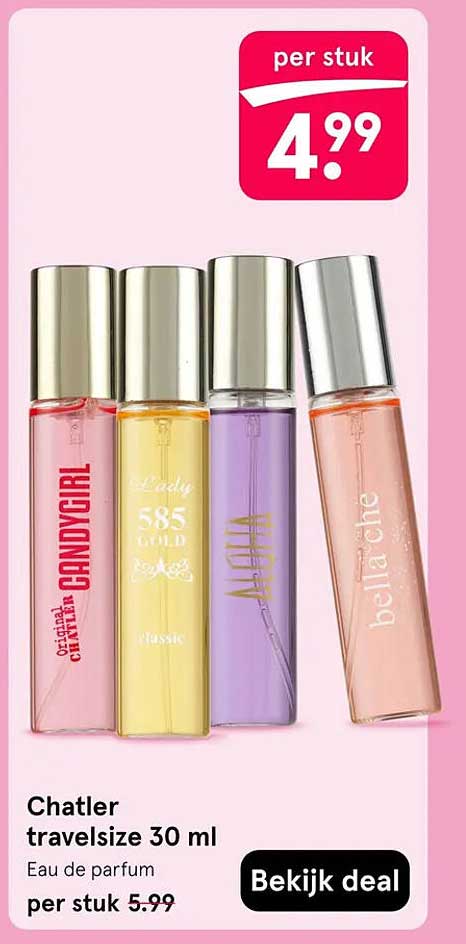 Chatler travelsize 30 ml Eau de parfum