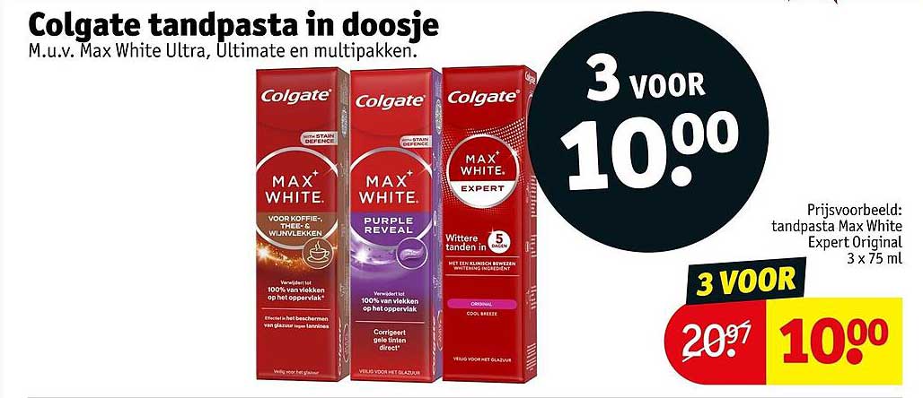 Colgate tandpasta in doosje