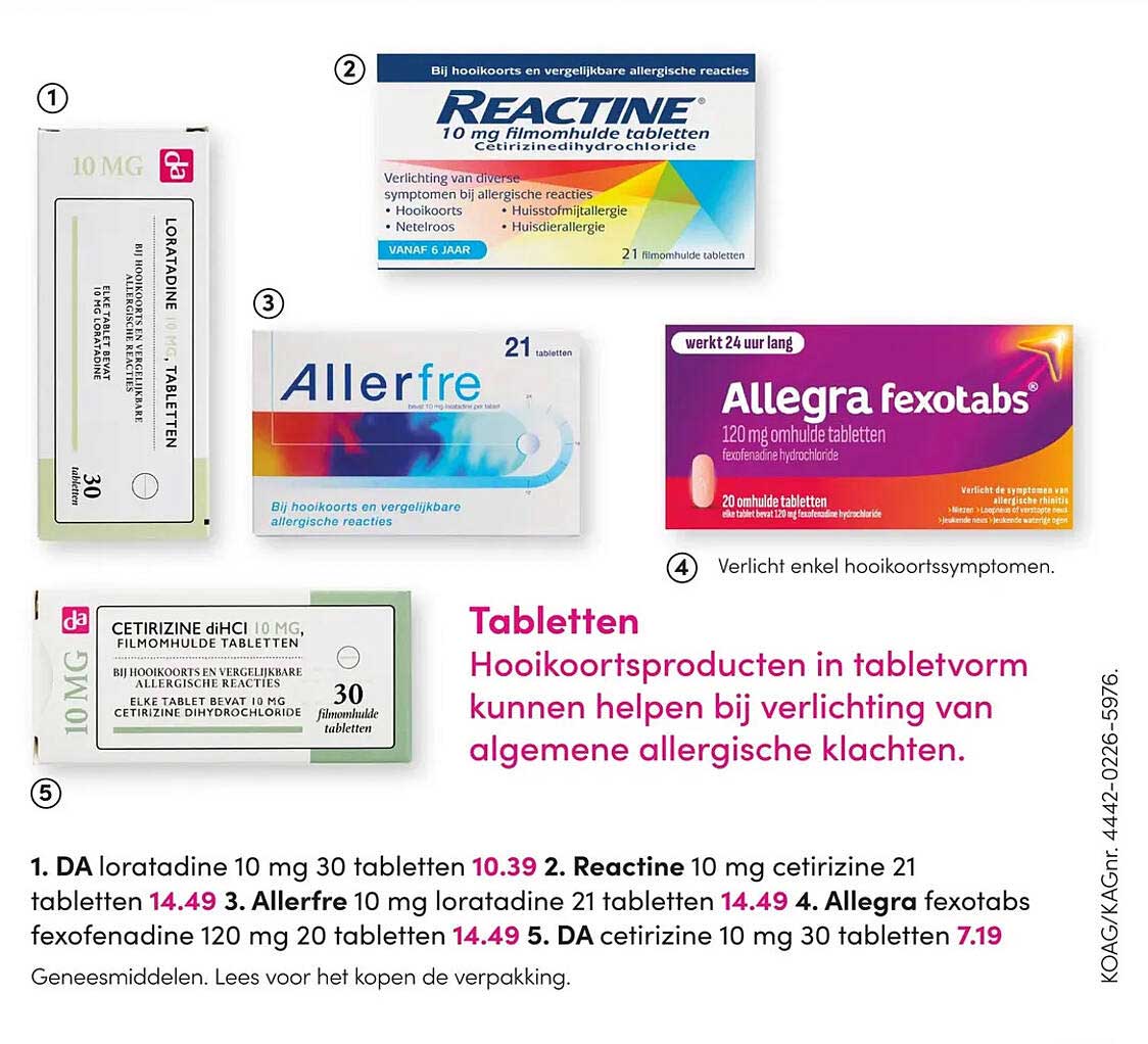 DA loratadine 10 mg 30 tabletten