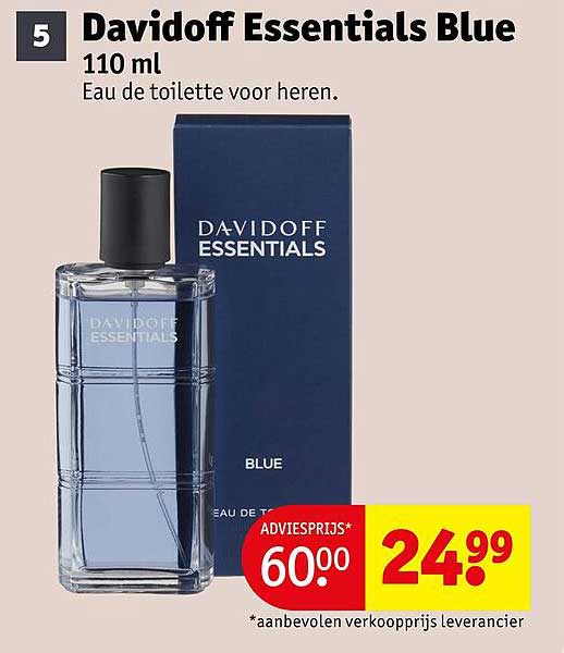 Davidoff Essentials Blue 110 ml Eau de toilette voor heren