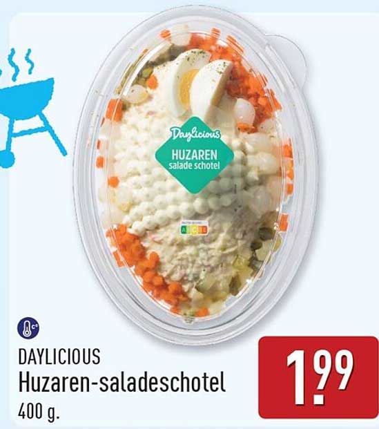 DAYLICIOUS Huzaren-saladeschotel