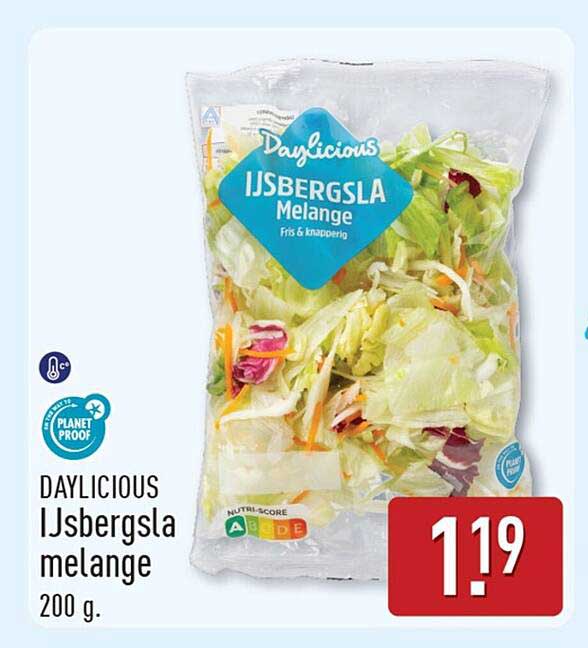 DAYLICIOUS IJsbergsla melange 200 g.